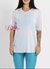 Imagem do Blusão tule camisa manga cor Branco