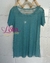 Imagem do Blusa tule clássica camisa manga academia verde