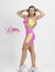 Top + Short Tricolor cintura alta básico aveludado compressão - hot pink + lima na internet