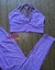 Top + calça cintura alta básico poliamida corações lavanda top lara na internet