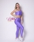 Top+ Calça com bolso especial Aveludado de compressão básico Paloma- violette - loja online
