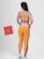 Top + Calça Tricolor Isa cintura alta básico aveludado compressão Lavanda + ametista + selenita - loja online