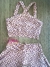 Top + Short Saia cintura alta poliamida estampa joaninha top x - loja online