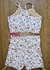 Top + Short Cross cintura alta poliamida jardim secreto branco na internet