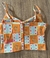Imagem do Cropped Corset com bojo e aro - estampa banana