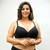 Sutiã Plus Size com Bojo em Renda com Alças Largas e Arco Sutiã Pala Dupla Sustentação