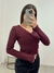 REMERA LANILLA CORTE V - comprar online