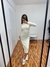 VESTIDO LARGO CON TAJO - comprar online