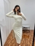 VESTIDO LARGO CON TAJO en internet