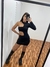 VESTIDO LYCRA CON UNA MANGA Y CON CUELLO