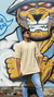 Camiseta Chami oversizzed OffWhite
