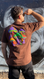 Camiseta Krazy Mushrooms - Absolut Blu