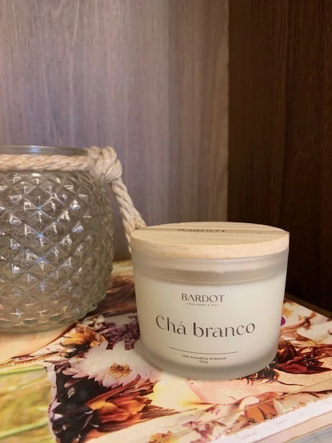 Vela Aromática de Chá Branco 100g