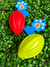 Pelota rugby color con chifle
