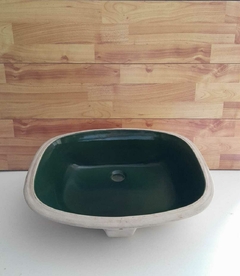 BA10. Bacha de Pegar Roca Capea. Verde Oscuro