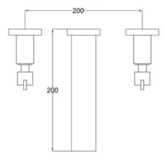 G02. Juego de lavatorio de pared Estalgrif Quartier Lever - comprar online