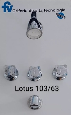 G05. Juego para ducha y bañera FV Lotus