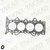 JCBH17AF - Junta de Cabeçote Honda 1.7L 16V D17Z2/Z3 Civic 01 até 06 Gasolina