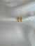 Brinco Argola Trabalhada com Zircônia Cristal Folheado em Ouro 18k
