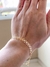 Pulseira Corações em Elos Folheada em Ouro 18k - comprar online
