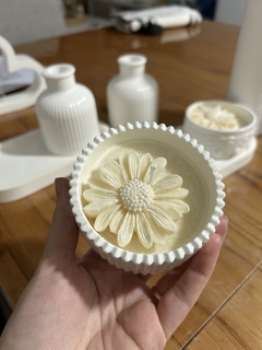 Caramelera con vela y tapa