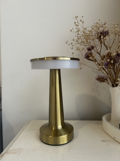 Velador led dorado
