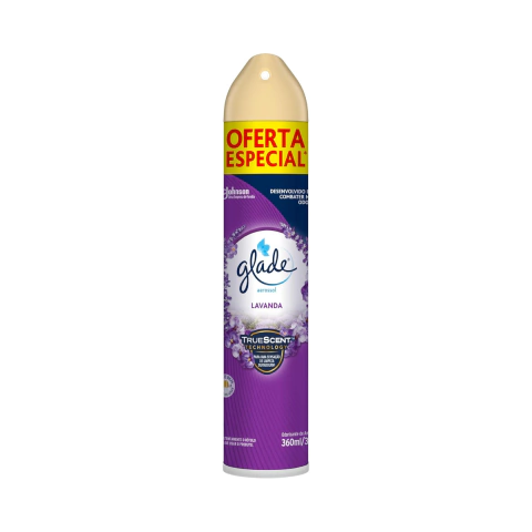 Desodorizador Glade Aerossol Lavanda 360ml