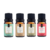 Essência Via Aroma 10ml Clássica Alecrim, Breze, Morango e Vanilla - Aromatizador de Ambiente
