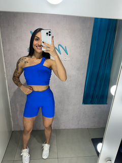 Conjunto shorts seamless na internet