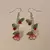 Aretes de Rosas colgantes