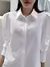 Camisa con Mangas Abullonadas - tienda en línea
