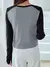 Camiseta De Dos Tonos De Punto Acanalado - comprar en línea