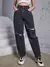 Jeans desgarro de talle alto en internet