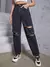 Jeans desgarro de talle alto - Nivalo Store