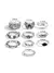 10 piezas Anillo serpiente & con diseño de mariposa - Nivalo Store