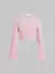 Camiseta crop rosa - comprar en línea