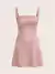 Vestido Corto Rosa