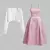 Vestido de tirantes rosa en internet