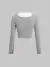 Camiseta Corta Fruncida 2 En 1 - comprar en línea