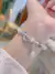 Pulsera con cuentas mariposa white - comprar en línea
