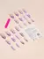 Uñas Press On Purple Heart - comprar en línea
