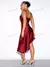 Vestido Rojo Satin - tienda en línea