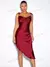 Vestido Rojo Satin - Nivalo Store