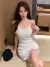 Vestido blanco con encaje
