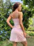 Vestido rosa con estampado floral - comprar en línea