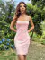 Vestido rosa con estampado floral en internet