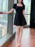 Vestido de verano elegante de manga corta - comprar en línea