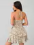 Vestido halter con diseño