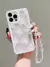 Case Mariposa Blanca con keyring