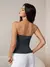 Top tubo gris formal - comprar en línea